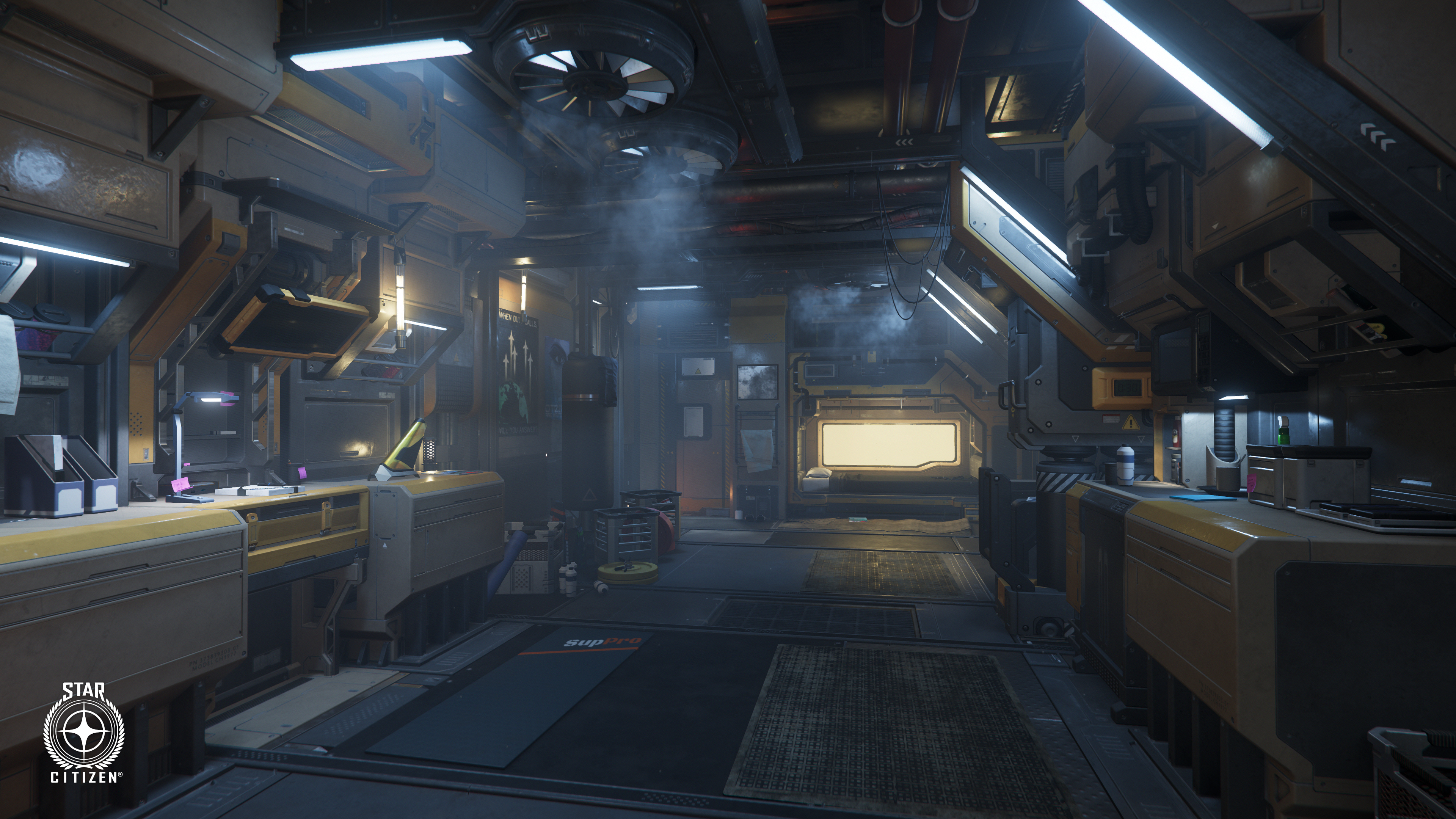 Star-Citizen-Innenraum als Beispiel für Orientierung und hilfreiche Ressourcen